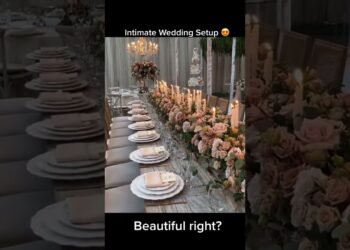 Beautiful intimate wedding setup idea /Wedding bells 😍
