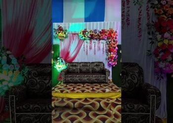 wedding stage Decoration design#shorts #decorations