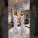 Same Berta wedding dress, different sizes