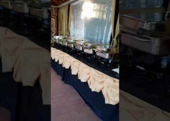 Buffet table decoration for a gatsby themed party #shorts #birthdaypartydecor