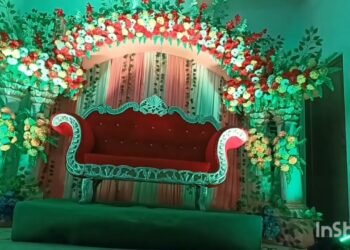 Easy wedding stage decoration ideas|Indian Wedding reception stage design,wedding stage2025|