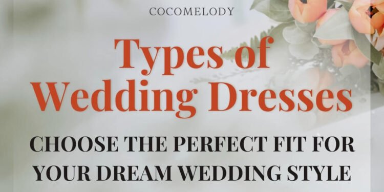 Types of Wedding Dresses | Find the Right Silhouette for Your Style – Cocomelody