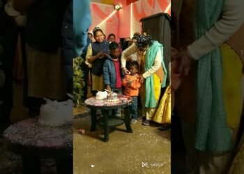 Birthday celebrations in the marriage venue #cake #blackforest #celebration #trending #song #venue 🎂