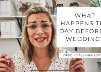 Wedding Planning Prep The Day Before