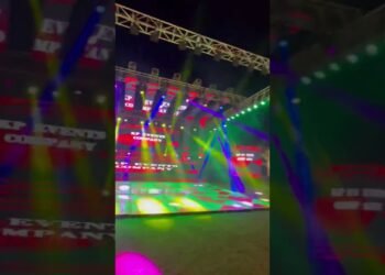 Night Wedding Dj Setup | Dj Kp Events | Roof Setup Along Led Screen | Dj Jockey In Punjab |