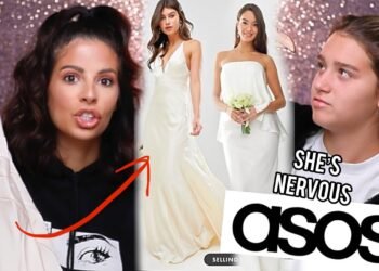 WE TRIED ON ASOS WEDDING DRESSES & SPENT $1,300
