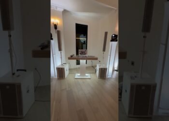 Recent Wedding DJ Setup with DJ Furniture | Hoerboard Stereo T