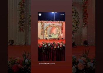 jai Mala stage decoration #decoration #design #party #wedding