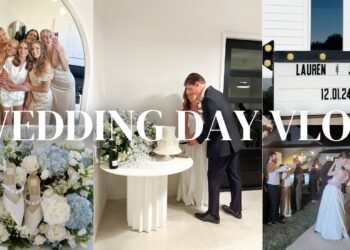WEDDING DAY VLOG | Getting Ready, Reception, Decorations