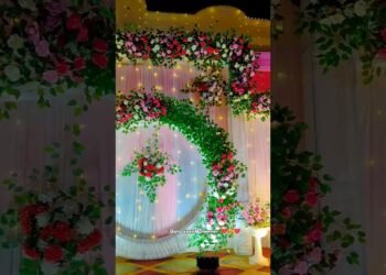 stage ki decoration kis tarah Ki gai latest design latest fashi#youtubeshorts #shiyam #shaadi #viralreels