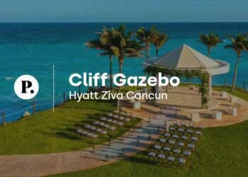 Cliff Gazebo Wedding Venue | Hyatt Ziva Cancun Resort