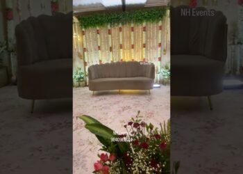 Engagement Decorations at Best ✨💐❤️ | Tamil Wedding #tamilwedding #decoration  #shorts #yt #decor