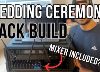A Skilled and EASY Wedding Ceremony Setup? Recent Wedding DJ Ceremony Rack Construct!