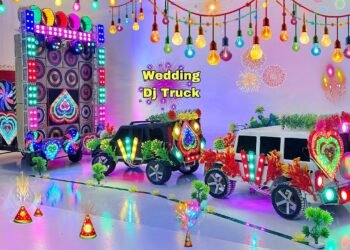 Diy Wedding Dj Truck loading At-Recent Home dj setup dj truck djbox dj gadi kese banaye big Dj