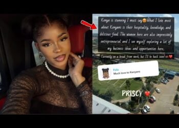 PRISCILLA  inluv with KENYAN 🇳🇬🇰🇪people she's planning on moving her work Thier.jux shade diamond?
