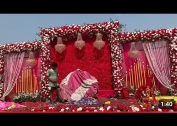 Recent wedding  stage design ll backdrop decoration best wedding stage ll decoration ldeas wedding