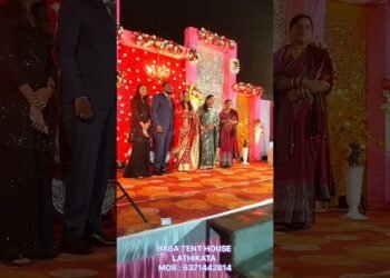 Wedding Stage design By BABA TENT HOUSE Lathikata #baba 6371442814
