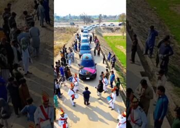 Beautiful Drone View of Barat  |Best Wedding Automotive Decorations |#youtubeshorts #shorts #viral