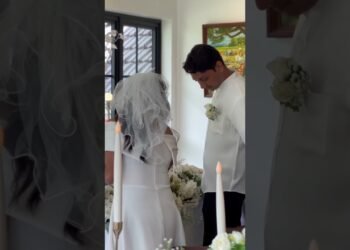 WHEN YOUR PARTNER IS INTROVERT SO YOUMADE AN INTIMATE CHRISTIAN WEDDING!✨ INDIAN-FILIPINA COUPLE