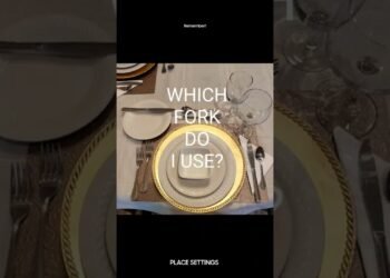 Dinner Table Place Settings