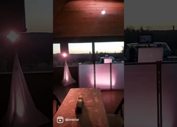 DJ Lonestar  Wedding DJ setup , Dripping Springs, Texas #truelonestar Productions #djlonestar