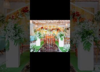 Dekorasi Intimate Wedding di Cafe Aesthetic || @mrdecorationgarut