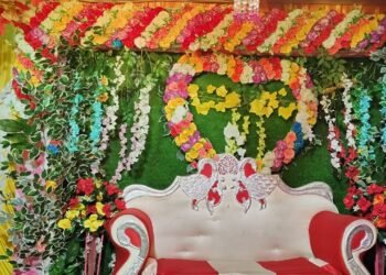 top 20 easy wedding stage design | flower background decorated by sagar tent house #wedding