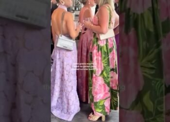 What Guests Wore to a Black-Tie Garden Party Wedding