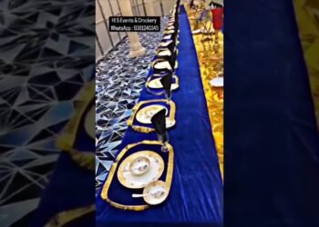 H! 5 Events & Crockery Essential Table Setup !! #events #wedding #event @Hi5catering_events