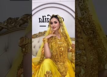 Dubai brides dress up in huge jewellery😮😍#shorts#shortsviral#love#viral#wedding#shortsfeed#trending