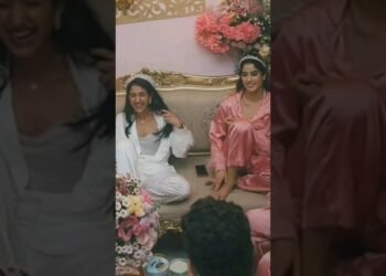radhika Merchant Bachelorette #ambani #radhikamerchant #janvikapoor #party #wedding