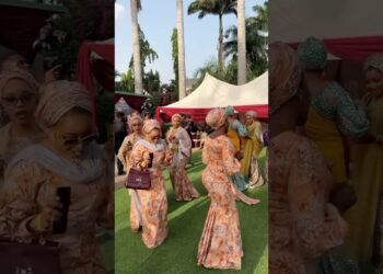 Ahmed Musa & Asma’u wedding party