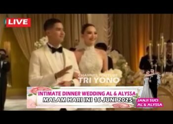 [ LIVE ] RESEPSI INTIMATE DINNER WEDDING AL GHAZALI & ALYSSA DAGUISE HARI INI 16 JUNI 2025