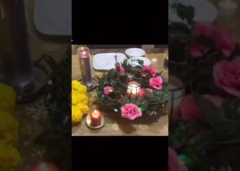 Dining table arrange for festivities 🥳| Dinner table setting for festive season