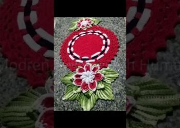 crochet table mat for christmas|| crochet table mat set ||  crochet table mat short||Crochet ytShort