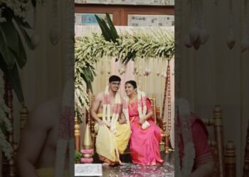 Intimate Wedding by the Pond | Traditional Mandap Decor & Family-Style Celebration #indianwedding