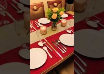 Learn how to Set-up an easy nice Dining Table arrangement | #createwithlove