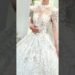 Real-life wedding dress video