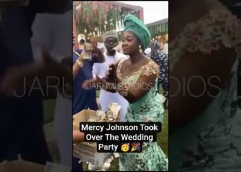 Mercy Johnson Took Over The Wedding Party 🥳🎉#shorts #youtubeshorts