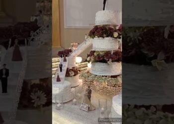 royal wedding cake table decoration ideas DIY #shorts #youtube #youtubeshorts #viral