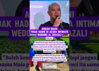 Ahmad Dhani tidak datang di acara Intimate Wedding AL Ghazali