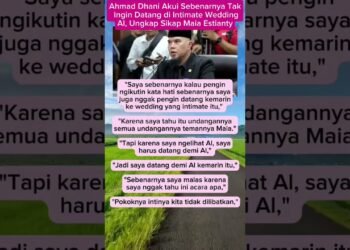 Ahmad Dhani Sebenarnya Tak Mau Datang Ke Acara Intimate Wedding #ahmaddhani #maiaestianty #alghazali