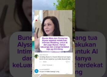 Bunda maia mengadakan intimate wedding untuk Al Alyssa #alyssadaguise #alghazali #short #viralvideo