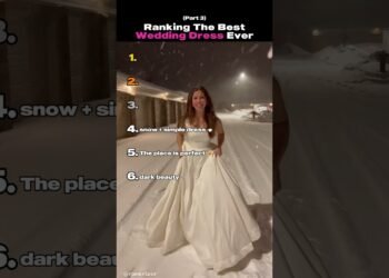 Rating The Best Wedding Dress Ever (Part 3) #weddingdress #beautiful #wedding #shorts