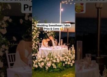 Wedding Sweetheart Table Pros & Cons 🥰 #weddingpros #weddingtable #weddingreception