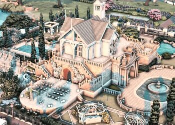 Dream Wedding Venue | The Sims 4 Speed Constructing Video (no CC)