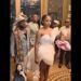 Davido Helps his wife, Chioma, with Her Veil at Pre-Wedding Party #shorts #foryou #davido #wedding