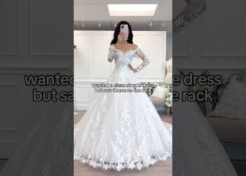 These Wedding Dresses Were NOT What She Expected #shorts #weddingdress #weddingdressideas