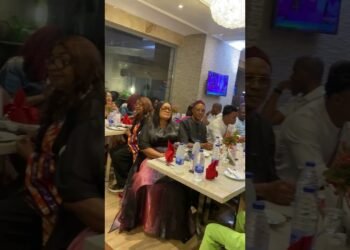 Intimate wedding reception #afrodance #wedding #lovelyevents #weddingdancefloor