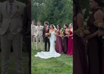 My daughter Christie’s wedding party attempting to pull it together for pictures #weddingdaybliss